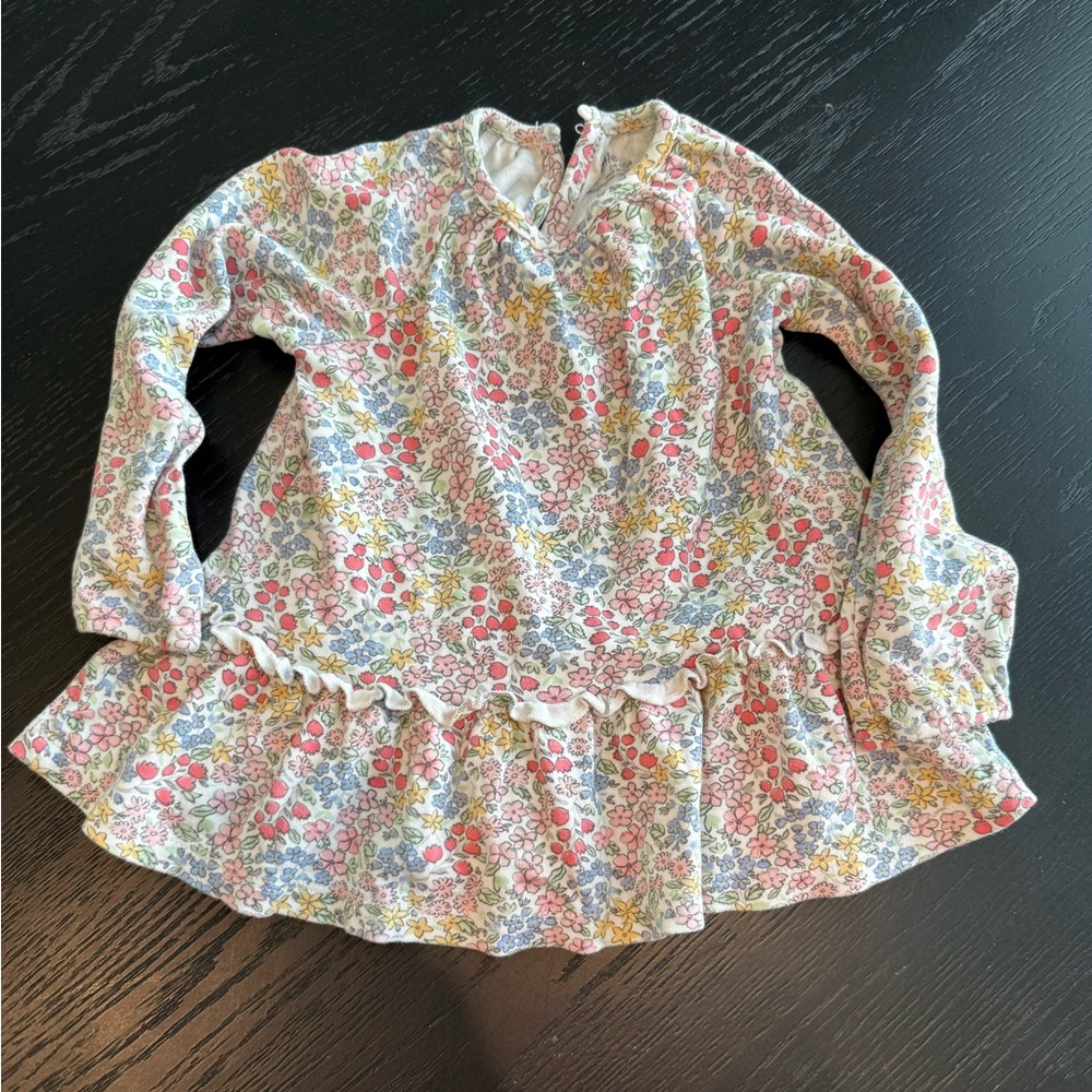 Little Me Toddler Flower Tunic Top